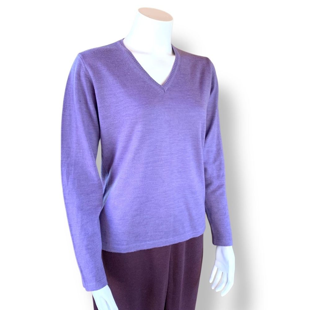Chiara Marconi Lilac merino wool sweater size medium